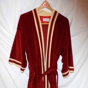 Christian Dior Robe De Chambre Velour One Size Vintage